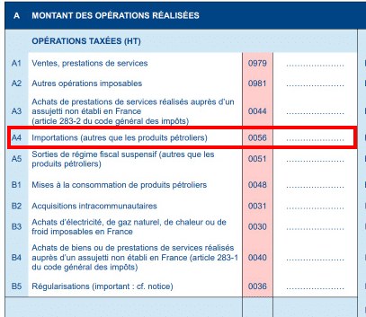 Autoliquidation TVA import