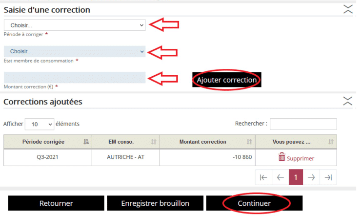 TVA sur retour Amazon