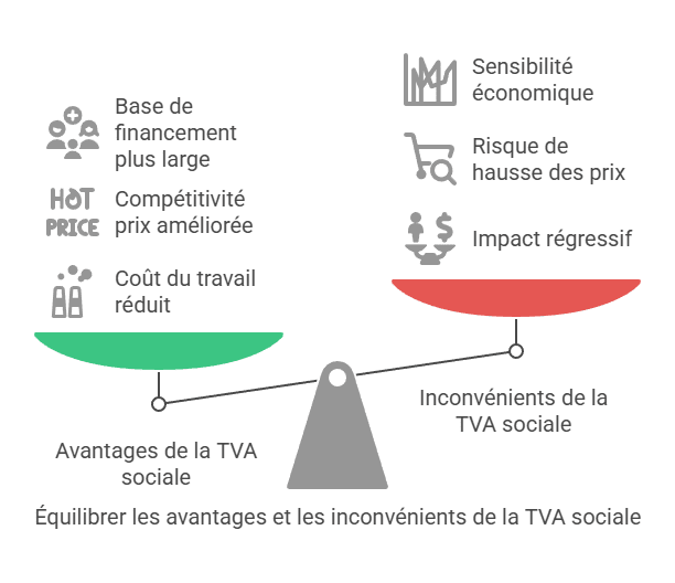 avantages inconvénients tva sociale